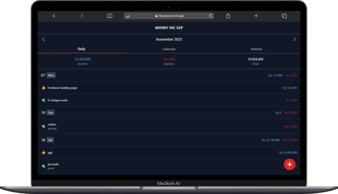 Expense Income Tracker-image